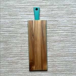 Threshold Serving Cutting Paddle Board Acacia Wood Modern Charcuterie Meat Chees